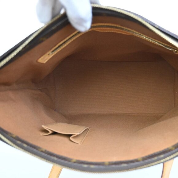 LOUIS VUITTON Cabas Mezzo Shoulder Bag Monogram Leather Brown M51151 10EF272 - Picture 6 of 15